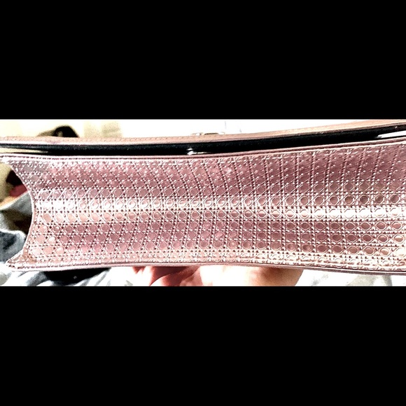 DIOR/Diorama NWOB CROSSBODY ROSE GOLD METALLIC - Picture 8 of 9